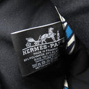 エルメス HERMES トゥルースフラット ネオバン MM ネイビー ナイロン ポリアミド エラスタン ポーチ マットブラック金具 紺 ウエットスーツ風 ボンディング