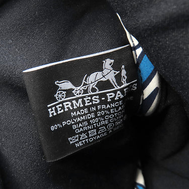 エルメス HERMES トゥルースフラット ネオバン MM ネイビー ナイロン ポリアミド エラスタン ポーチ マットブラック金具 紺 ウエットスーツ風 ボンディング