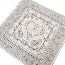 エルメス HERMES カレ140 カレジェアン ナチュラル×マリン×ブラウン カシミヤ シルク ストール 【Cheval de Coeur Bandana /シュヴァル ドゥ クール バンダナ】 2025AW