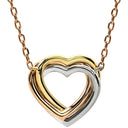 カルティエ Cartier トリニティ ハート ダイヤ B7006600 イエローゴールド×ホワイトゴールド×ピンクゴールド K18YG K18WG K18PG ネックレス 18金 18K 750 3カラー 3ゴールド