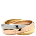 カルティエ Cartier トリニティ クラシック ホワイトゴールド×イエローゴールド×ピンクゴールド K18WG K18YG K18PG #50(JP10) リング 指輪 3カラー 3連リング 18K 750 10号