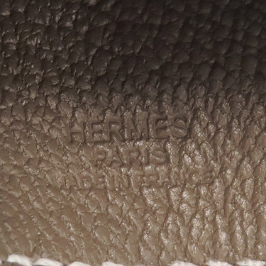 エルメス HERMES ロデオ ロべオ クールPM ブラック×クレ×エトゥープ ラムスキン アニューミロ バッグチャーム 黒 オフホワイト グレージュ