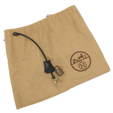 エルメス HERMES ケリー28 外縫い ブラック ボックスカーフ ハンドバッグ ゴールド金具 黒 ショルダーストラップ欠品