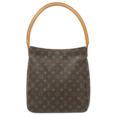 ルイヴィトン LOUIS VUITTON ルーピングGM M51145 モノグラム モノグラムキャンバス ショルダーバッグ ゴールド金具 肩掛け トート