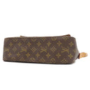 ルイヴィトン LOUIS VUITTON ミニ ルーピング M51147 モノグラム モノグラムキャンバス ハンドバッグ ゴールド金具 茶 ワンショルダーバッグ