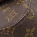 ルイヴィトン LOUIS VUITTON ミニ ルーピング M51147 モノグラム モノグラムキャンバス ハンドバッグ ゴールド金具 茶 ワンショルダーバッグ
