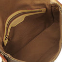 ルイヴィトン LOUIS VUITTON ミニ ルーピング M51147 モノグラム モノグラムキャンバス ハンドバッグ ゴールド金具 茶 ワンショルダーバッグ