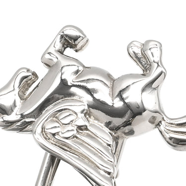 エルメス HERMES ペガサス モチーフ シルバー メタル カデナ 【Le Cheval/馬】 1993年限定