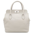 エルメス HERMES ツールボックス 26 パールグレー エバーカラー 2WAYバッグ シルバー金具 ショルダー