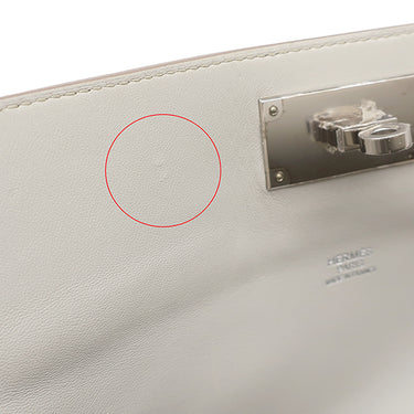 エルメス HERMES ツールボックス 26 パールグレー エバーカラー 2WAYバッグ シルバー金具 ショルダー