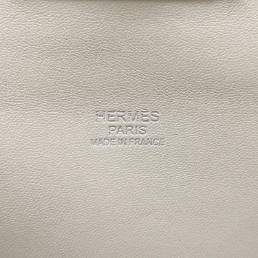 エルメス HERMES ツールボックス 26 パールグレー エバーカラー 2WAYバッグ シルバー金具 ショルダー