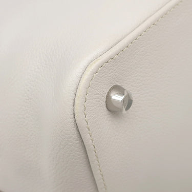 エルメス HERMES ツールボックス 26 パールグレー エバーカラー 2WAYバッグ シルバー金具 ショルダー