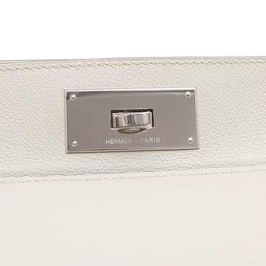 エルメス HERMES ツールボックス 26 パールグレー エバーカラー 2WAYバッグ シルバー金具 ショルダー