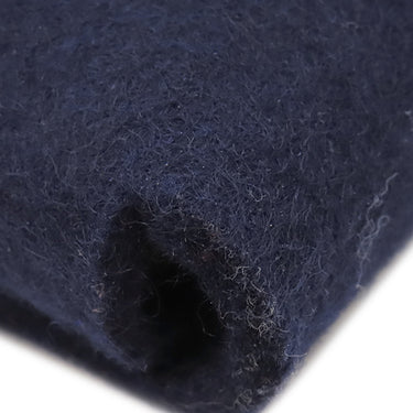 エルメス HERMES エテュイカルトGM トランプケース ネイビー フェルト ポーチ ゴールド金具 紺 Hロゴ パンチング マルチケース