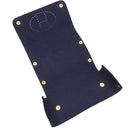 エルメス HERMES エテュイカルトGM トランプケース ネイビー フェルト ポーチ ゴールド金具 紺 Hロゴ パンチング マルチケース