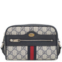 グッチ GUCCI GGスプリーム オフィディア ミニ バッグ 517350 ネイビー GGスプリームキャンバス ショルダーバッグ シルバー金具 紺