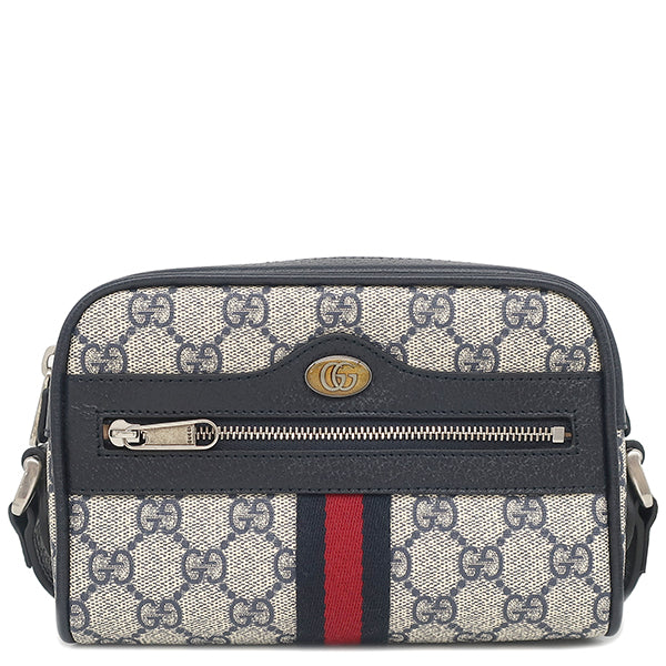グッチ GUCCI GGスプリーム オフィディア ミニ バッグ 517350 ネイビー 