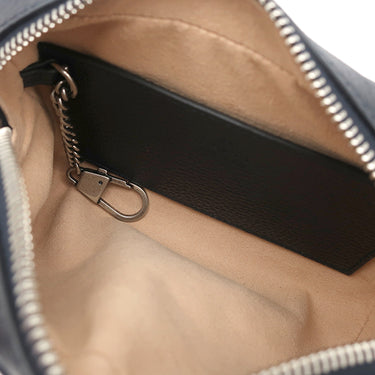 グッチ GUCCI GGスプリーム オフィディア ミニ バッグ 517350 ネイビー GGスプリームキャンバス ショルダーバッグ シルバー金具 紺