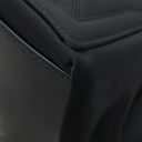 バレンシアガ BALENCIAGA NAVY CABAS S 339933 1090 Q 002123 ブラック×オレンジ ナイロン カーフ トートバッグ ガンメタル金具 ネイビーカバ 黒 オレンジ