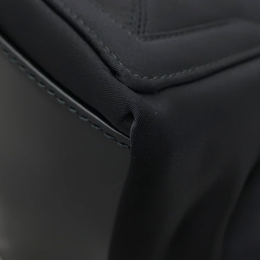 バレンシアガ BALENCIAGA NAVY CABAS S 339933 1090 Q 002123 ブラック×オレンジ ナイロン カーフ トートバッグ ガンメタル金具 ネイビーカバ 黒 オレンジ