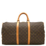 ルイヴィトン LOUIS VUITTON キーポル バンドリエール50 M41416 モノグラム モノグラムキャンバス ボストンバッグ ゴールド金具 茶 鍵・パドロック欠品