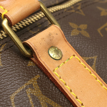 ルイヴィトン LOUIS VUITTON キーポル バンドリエール50 M41416 モノグラム モノグラムキャンバス ボストンバッグ ゴールド金具 茶 鍵・パドロック欠品