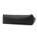 サンローラン SAINT LAURENT ノースサウス ショッピングバッグ 600306 ブラック カーフ ポリウレタン トートバッグ ゴールド金具 黒