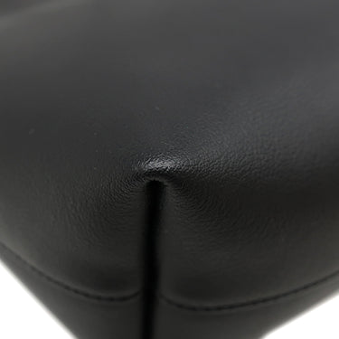 サンローラン SAINT LAURENT ノースサウス ショッピングバッグ 600306 ブラック カーフ ポリウレタン トートバッグ ゴールド金具 黒