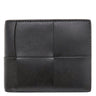 ボッテガヴェネタ BOTTEGA VENETA カセット コインパース付き 749455VBWD28803 ブラック カーフ 二つ折り財布 黒 緑 札入れ コンパクト