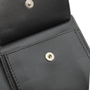 ボッテガヴェネタ BOTTEGA VENETA カセット コインパース付き 749455VBWD28803 ブラック カーフ 二つ折り財布 黒 緑 札入れ コンパクト