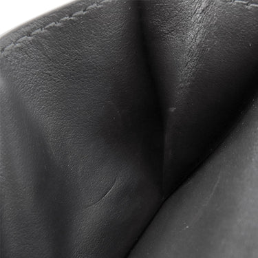 ボッテガヴェネタ BOTTEGA VENETA カセット コインパース付き 749455VBWD28803 ブラック カーフ 二つ折り財布 黒 緑 札入れ コンパクト