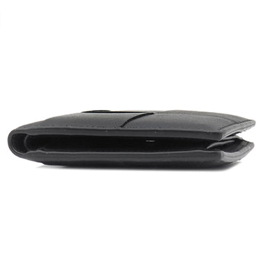 ボッテガヴェネタ BOTTEGA VENETA カセット コインパース付き 749455VBWD28803 ブラック カーフ 二つ折り財布 黒 緑 札入れ コンパクト