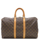 ルイヴィトン LOUIS VUITTON キーポル 45 M41428 モノグラム モノグラムキャンバス ボストンバッグ ゴールド金具 茶 鍵・パドロック欠品