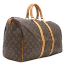 ルイヴィトン LOUIS VUITTON キーポル 45 M41428 モノグラム モノグラムキャンバス ボストンバッグ ゴールド金具 茶 鍵・パドロック欠品