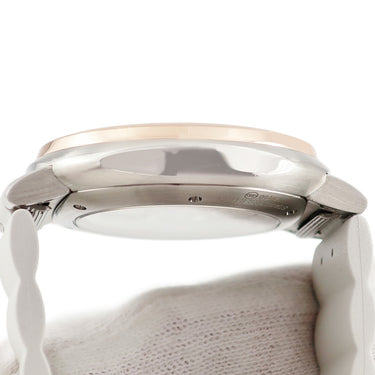 腕時計 エルメス HERMES エルメスカット GM 36mm SD1.520 自動巻き メンズ レディース K18PG×SS コンビ アラビア シルバー