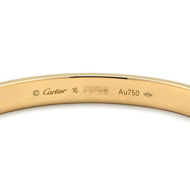 カルティエ Cartier LOVE ラブブレス 旧型 イエローゴールド K18YG #16 ブレスレット 750 18K 18金 バングル