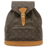 ルイヴィトン LOUIS VUITTON モンスリ MM M51136 モノグラム モノグラムキャンバス リュック・デイパック ゴールド金具 茶 バッグパック