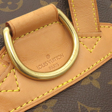 ルイヴィトン LOUIS VUITTON モンスリ MM M51136 モノグラム モノグラムキャンバス リュック・デイパック ゴールド金具 茶 バッグパック