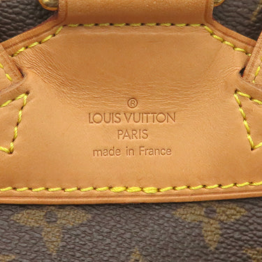 ルイヴィトン LOUIS VUITTON モンスリ MM M51136 モノグラム モノグラムキャンバス リュック・デイパック ゴールド金具 茶 バッグパック