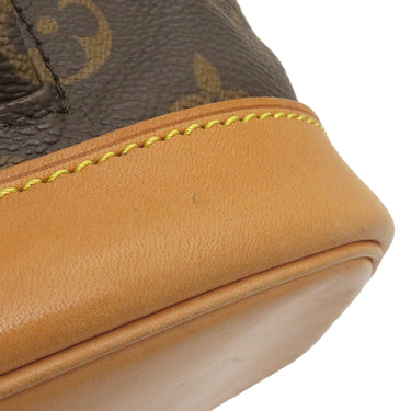 ルイヴィトン LOUIS VUITTON モンスリ MM M51136 モノグラム モノグラムキャンバス リュック・デイパック ゴールド金具 茶 バッグパック