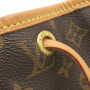 ルイヴィトン LOUIS VUITTON モンスリ MM M51136 モノグラム モノグラムキャンバス リュック・デイパック ゴールド金具 茶 バッグパック