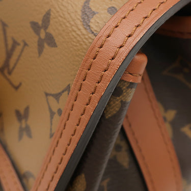 ルイヴィトン LOUIS VUITTON ドーフィーヌ バックパック M45142 モノグラムリバース モノグラムキャンバス モノグラムリバースキャンバス リュック・デイパック ゴールド金具 LVサークル