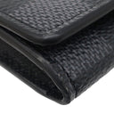 ルイヴィトン LOUIS VUITTON アンヴェロップ カルト ドゥ ヴィジット N63338 ダミエグラフィット ダミエグラフィットキャンバス カードケース シルバー金具 黒