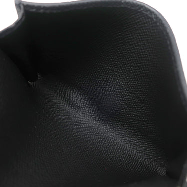 ルイヴィトン LOUIS VUITTON アンヴェロップ カルト ドゥ ヴィジット N63338 ダミエグラフィット ダミエグラフィットキャンバス カードケース シルバー金具 黒