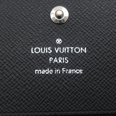 ルイヴィトン LOUIS VUITTON アンヴェロップ カルト ドゥ ヴィジット N63338 ダミエグラフィット ダミエグラフィットキャンバス カードケース シルバー金具 黒