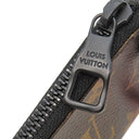 ルイヴィトン LOUIS VUITTON ポシェット クレ M44487 モノグラムソーラーレイ モノグラムキャンバス コインケース ブラック金具 茶 オレンジ チェーンフック付き 小銭入れ
