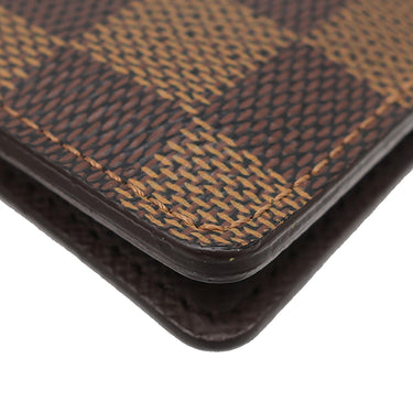 ルイヴィトン LOUIS VUITTON オーガナイザー ドゥ ポッシュ N63145 ダミエエベヌ ダミエキャンバス カードケース 名刺入れ