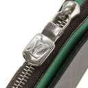 ルイヴィトン LOUIS VUITTON コインカード ホルダー Ｍ81627 グリーン モノグラムマカサー コインケース シルバー金具 黒 緑 フラグメントケース