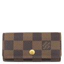 ルイヴィトン LOUIS VUITTON ミュルティクレ4 N62631 ダミエエベヌ ダミエキャンバス キーケース ゴールド金具 茶 ブラウン