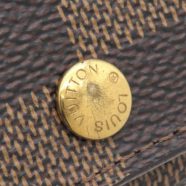 ルイヴィトン LOUIS VUITTON ミュルティクレ4 N62631 ダミエエベヌ ダミエキャンバス キーケース ゴールド金具 茶 ブラウン